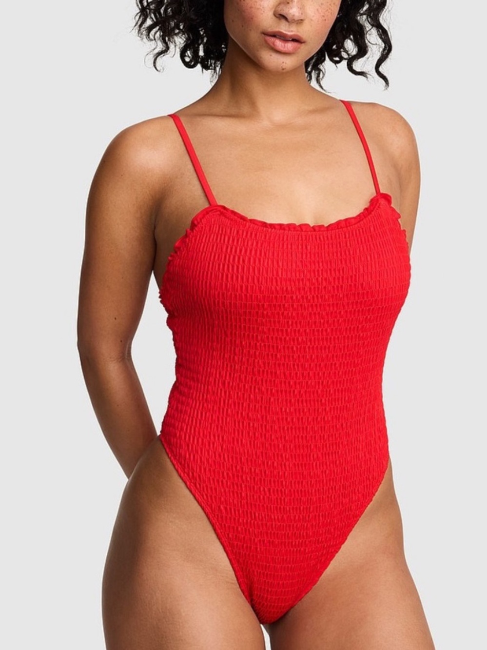 New! PINK x FRANKIES BIKINIS REIGN ONE PIECE Swimsuit Small 34573